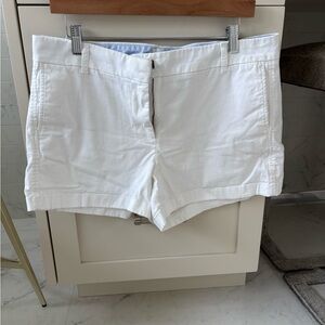 J.Crew White Chino Shorts Size 12 Classic Summer Shorts